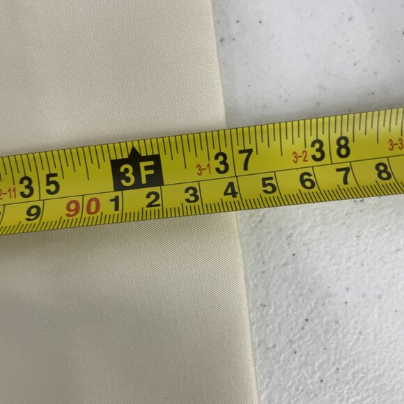 Zara Womens Satin Midi Skirt XL Ivory Zw Collection Back slit 2396/925 NWT - Picture 15 of 16